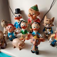 Pupazzi Walt Disney in gomma Ledra Plastic