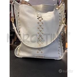 BORSA D LA CARRIE BNC PELLE E BORCHIE