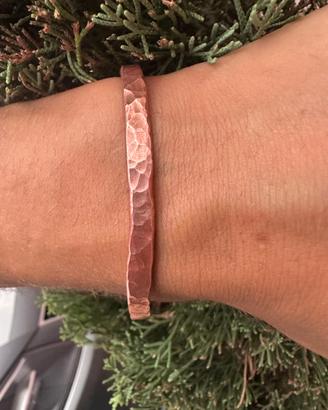 Bracciale rame puro - martellato