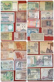 Lotto 30 banconote 🌎 mondiali Spagna Germania