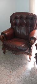 Poltrone pelle Chesterfield 
