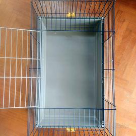 Gabbietta per animali + lampada riscaldante