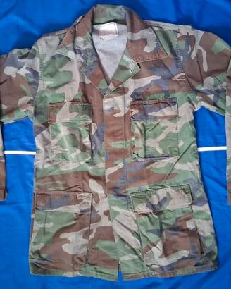 Giacca US Army Woodland BDU 1st Pattern Small Long