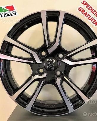 Cerchi in lega Peugeot 1007 2008 207 208 307 16