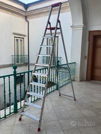 Scala a forbice 1o gradini + appoggio