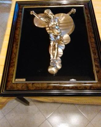 Dipinto in rilievo Cristo crocifisso