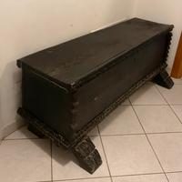 Cassapanca in legno massello antico - 1800/900