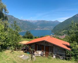 Baita affacciata sul lago Ceresio