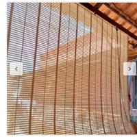 Due Tende bamboo di diversa misura per esterno