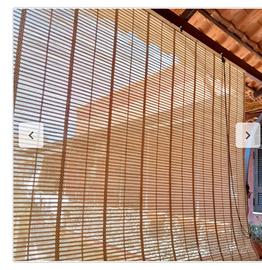 Due Tende bamboo di diversa misura per esterno