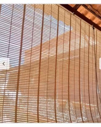 Due Tende bamboo di diversa misura per esterno