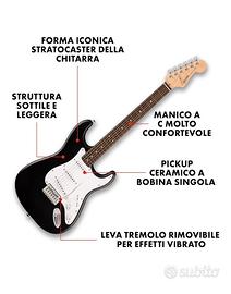 Chitarra elettrica fender squier