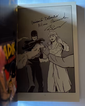 Sadik contro Kannibal n. 13 Comiconvention firmato