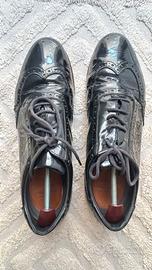 Scarpe Pantofola d'oro nere lucide