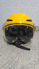 Casco per moto giallo della Motocubo kid