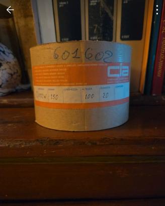 Nuovo rotolo di carta vetrata: grana150-altezza100