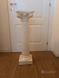 2 colonne decorative in gesso stile ionico