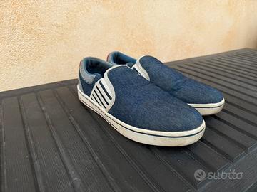 Mocassini in jeans / denim blu taglia 39