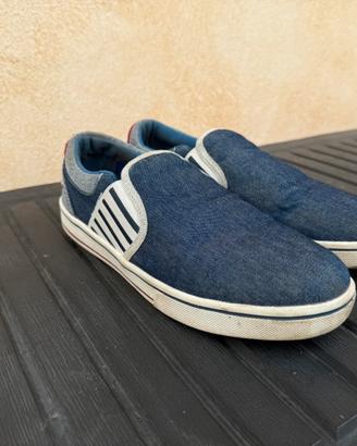 Mocassini in jeans / denim blu taglia 39
