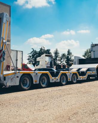 NUOVO Semirimorchio Carrellone 4 Assi Ribassato