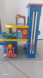 garage tre piani in legno