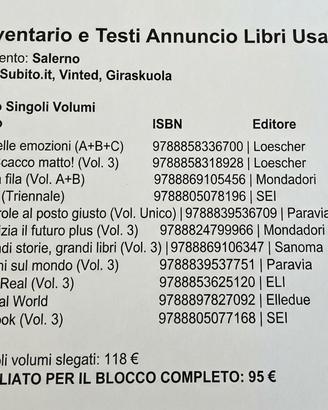 libri di testo