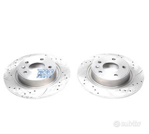 DISCHI FRENO FORATI E SCANALATI PER MITSUBISHI