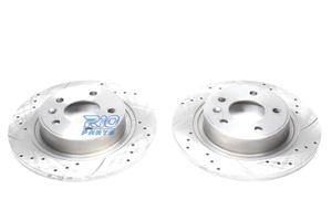 DISCHI FRENO FORATI E SCANALATI PER MITSUBISHI