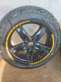 cerchi e gomme piaggio xevo 400