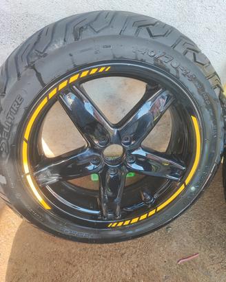 cerchi e gomme piaggio xevo 400
