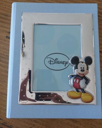 Album portafoto DISNEY Topolino cornice in argento