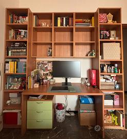 LIBRERIA COMPONIBILE e SCRIVANIA