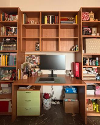 LIBRERIA COMPONIBILE e SCRIVANIA