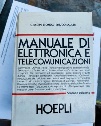 Manuale elettronica e telecomunicazioni Hoepli  se