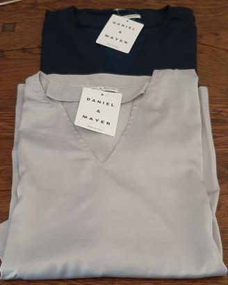 camicie in seta e viscosa nuove 