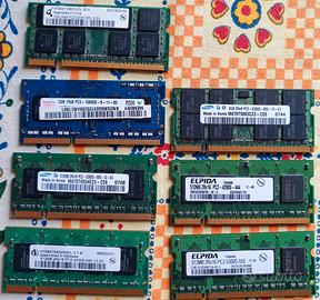 Memoria RAM DIMM PC Laptop Portatile in blocco