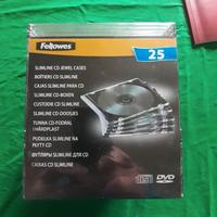 Custodie Cd e Dvd Fellowes Slim Line (25 pezzi)