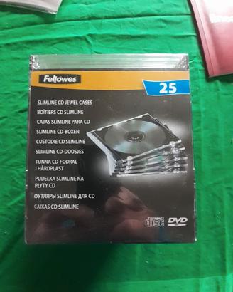 Custodie Cd e Dvd Fellowes Slim Line (25 pezzi)