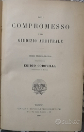 Codovilla Del compromesso e del giudizio arbitrale