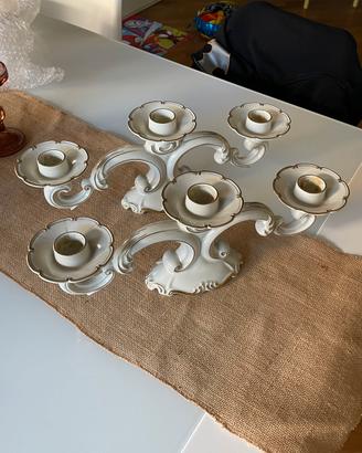 Candelabri in porcellana di bavaria Edelstein
