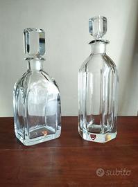 Bottiglie in cristallo svedese Orrefors - Vintage