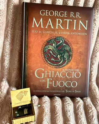 Libro Il Mondo del Ghiaccio e del Fuoco+carillon