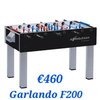 Biliardino Garlando F200 Evolution Nuovo