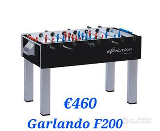 Biliardino Garlando F200 Evolution Nuovo