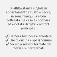 Camera matrimoniale ad uso singolo