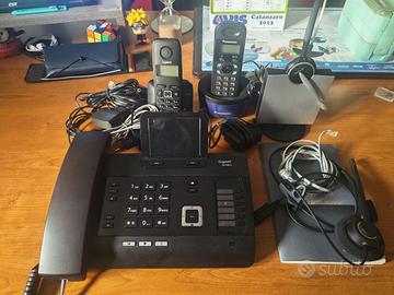 ufficio gigaset rj45+ cordless + cuffia wifi jabra