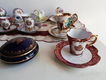 Tazzine Limoges in porcellana