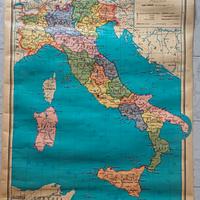 Mappa politica e fisica dell'Italia