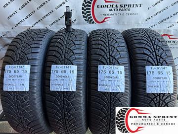 4 PNEUMATICI 175/65 R15 GOODYEAR INVERNALI 95%
