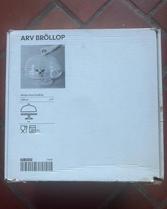 Alzata per Torte con Campana in Vetro ARV BRÖLLOP